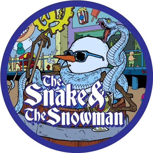 The Snake U0026 Snowman Strangeways Brewing Exquisitely Snake And The Snowman Beer Png Snowman Icon