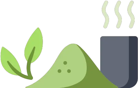 Tea Herb Leaf Healthy Fresh Drink Green Icon Png