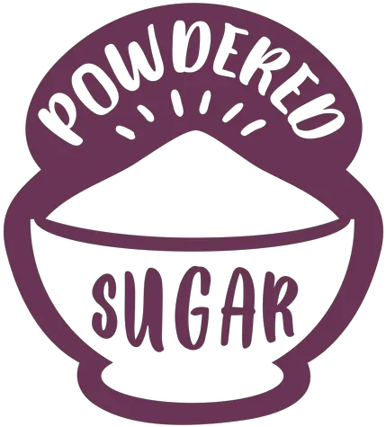 Pantry Powdered Sugar Label Transparent Png U0026 Svg Vector File Clip Art Sugar Transparent