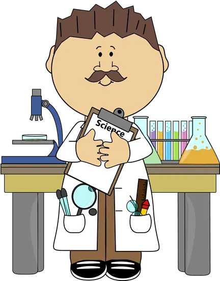 Transparent Science Teacher Png Files Scientist Clipart Scientist Clipart Png