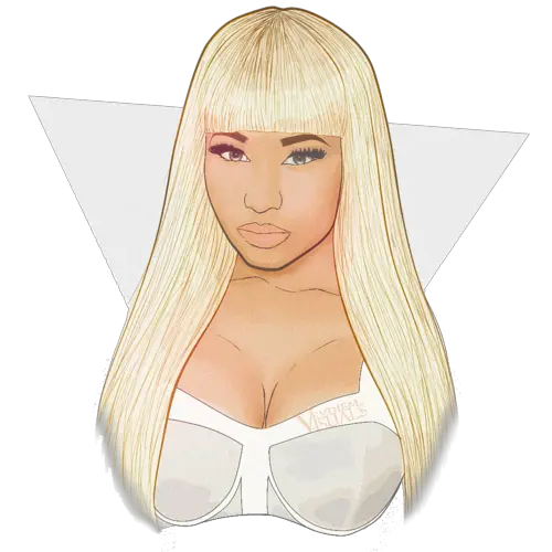Nicki Minaj Cartoon Drawing Girl Png Nicki Minaj Png