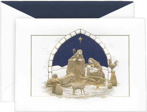 Crane Engraved Peaceful Manger Greeting Cards Colt Png Manger Png