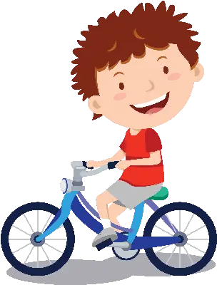 Learning To Ride A Bike Clipart Png Cycling Clipart Little Boy Png