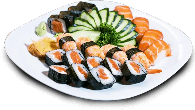 Prato De Comida Japonesa Png Image Prato De Sushi Png Sushi Png