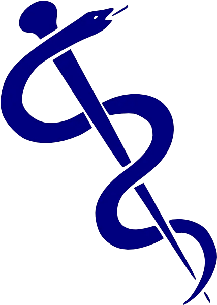 From Serpents To Coral Blue Staff Of Asclepius Png Rod Of Healing Icon