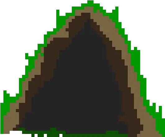 Cave Pixel Art Maker Triangle Png Cave Png