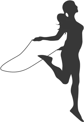 Woman Jumping Rope Silhouette Transparent Png U0026 Svg Vector Silueta Saltando La Cuerda Jump Rope Png