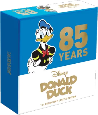 Donald Duck 85th Anniversary 1 Oz Emkcom Cartoon Png Donald Duck Png