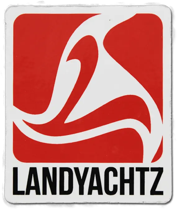 Landyachtz Red Sticker Dinghy Turbo Png Square Logo Png