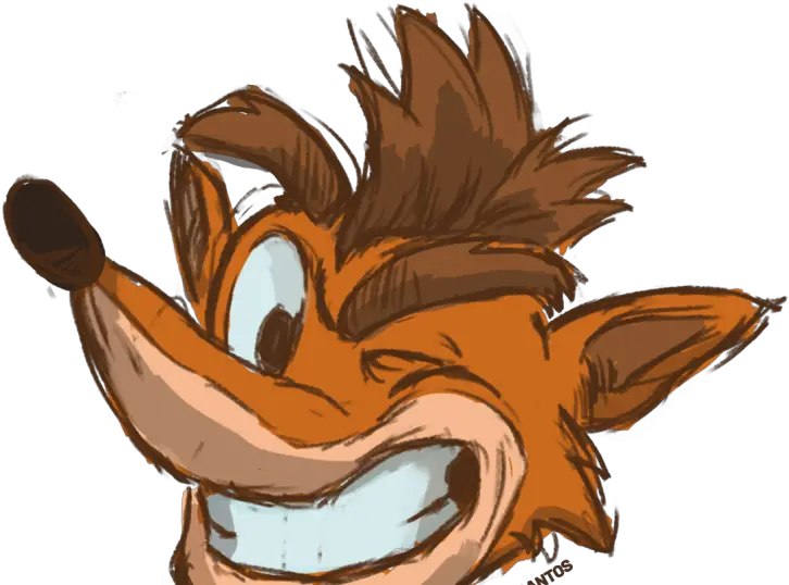 Crash Bandicoot By Thunder Fictional Character Png Crash Bandicoot Transparent