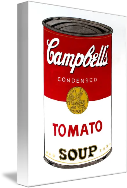 Campbells Soup By Patrick Walsh Pop Art Andy Warhol Png Campbells Soup Logo