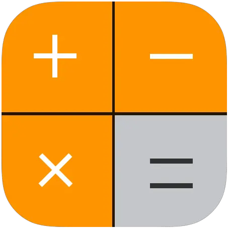 Ios 9 Calculator Icon Calculator App Png Ios 9 App Icon