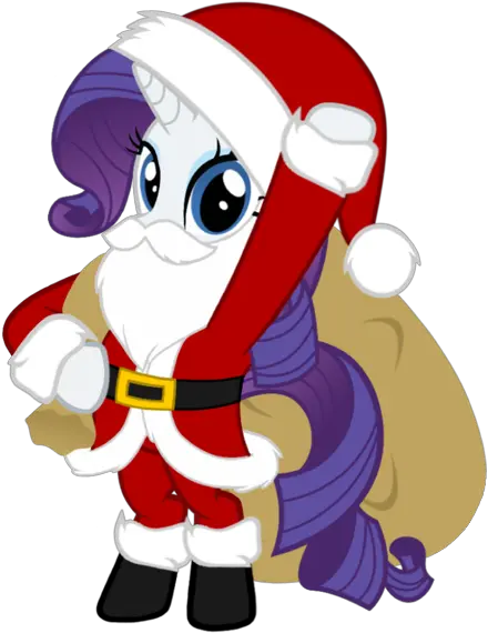 2436356 Artist Needed Safe Rarity Pony Unicorn Beard Santa Claus Png Santa Hat And Beard Png