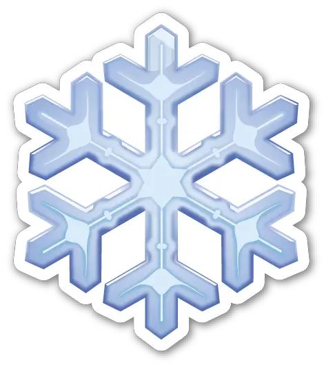 Emoji Stickers Snowflake Emoji Png Snowflake Emoji Png