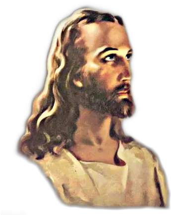 Jesus Christ Lord Joeherron Sticker By Joe Herron Warner Sallman Head Of Christ Png Jesus Christ Transparent