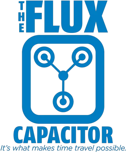 Flux Capacitor Back To The Future T Flux Capacitor Logo Png Back To The Future Logo Transparent