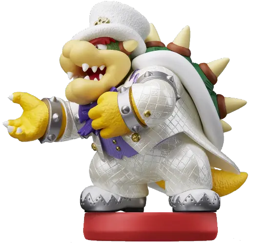 Amiibo Super Mario Odyssey Bowser New Nintendo 250g Bowser Wedding Amiibo Png Mario Odyssey Png