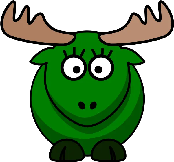 Girl Green Moose Png Clip Arts For Web Clip Arts Free Png Draw A Cartoon Elk Moose Png