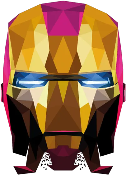 Iron Manlow Poly Fictional Character Png Low Poly Logo