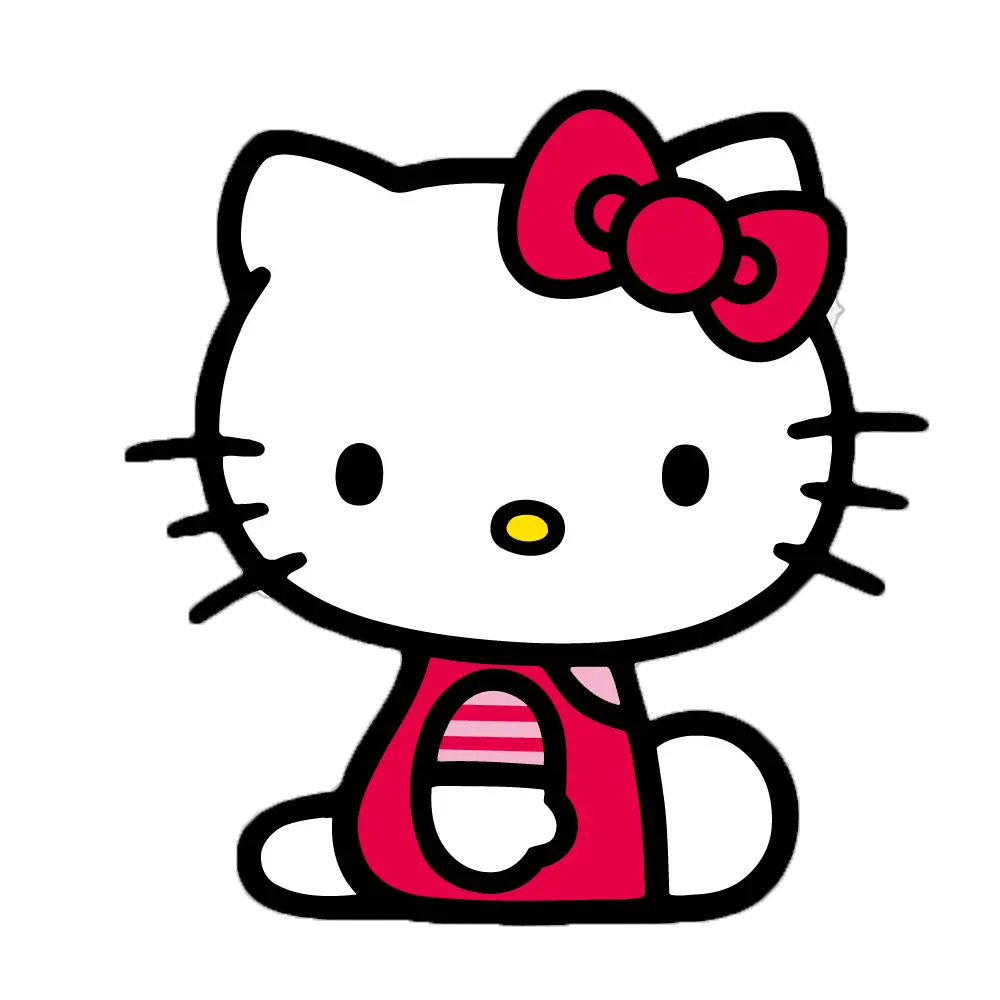 Fondos Color Rojo Hello Kitty Png