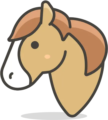 Animal Free Icon Of Another Emoji Cartoon Easy Cartoon Horse Face Png Horse Emoji Png