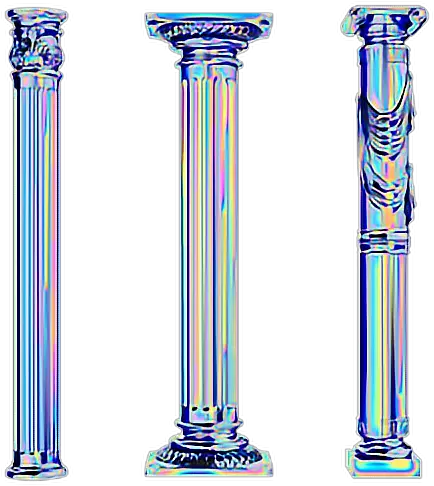 Png Transparent Sticker Overlay Aesthetic Tumblr Greek Columns Png Snowflake Overlay Png