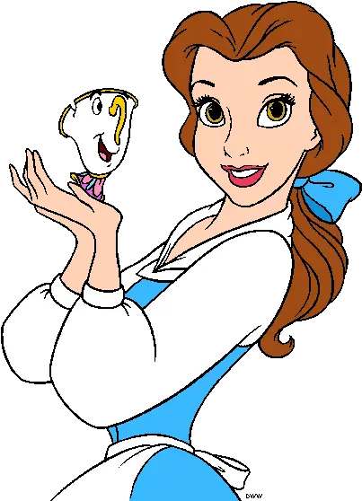 Disney Princesses Clipart Free Download Belle Coloring Pages Printable Png Disney Clipart Transparent Background