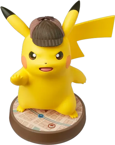 Pokemon Detective Pikachu Amiibo Detective Pikachu Png Detective Pikachu Logo Png