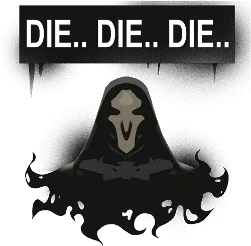 Overwatch Reaper Icon Reaper Die Die Die Spray Png Reaper Overwatch Png