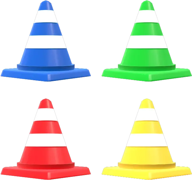 Wii U Mario Kart 8 Traffic Cone The Models Resource Christmas Tree Png Traffic Cone Png