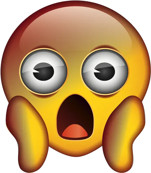 Emoji U2013 The Official Brand Face Screaming In Fear Fitz 0 Emoji Susto Png Scared Emoji Png