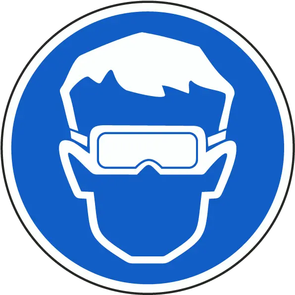 Eye Protection Symbol Transparent Png Mandatory Use Of Mask Eye Symbol Png