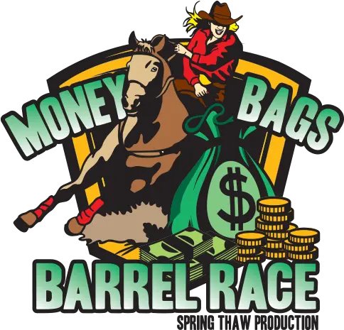 Money Bags Barrel Racing U2013 Spring Thaw Production Barrel Racing Decals Png Bags Of Money Png