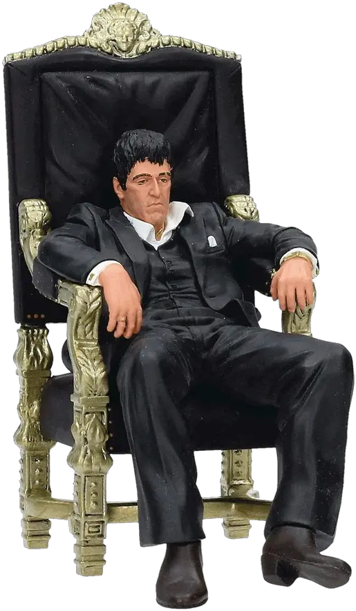 Scarface Tony Montana Throne Movie Icon Edition Figure Statue Sd Toys Tony Montana Figure Png Frozen Throne Icon