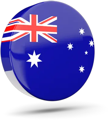 Glossy Round Icon 3d Flag Of Australia Png Australia Flag Png