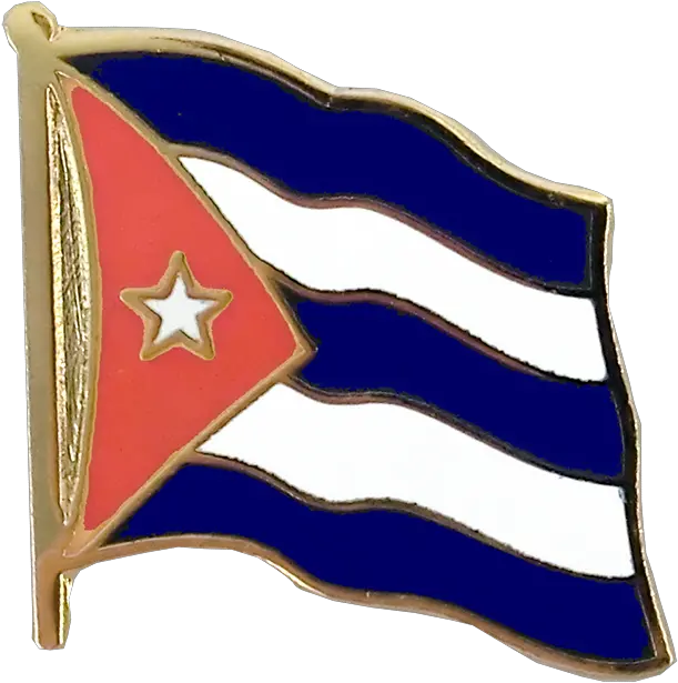 Cuban Flag Lapel Pin Pin Cuba Png Cuban Flag Png