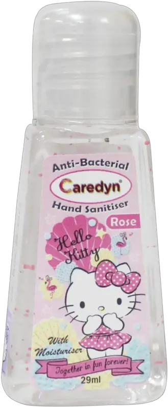 Caredyn Hello Kitty Hand Sanitiser Rose Nail Care Png Hello Kitty Png