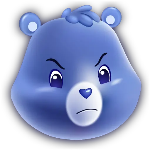 Grumpy Bear Icon In Png Ico Or Icns Care Bear Icons Bear Head Png