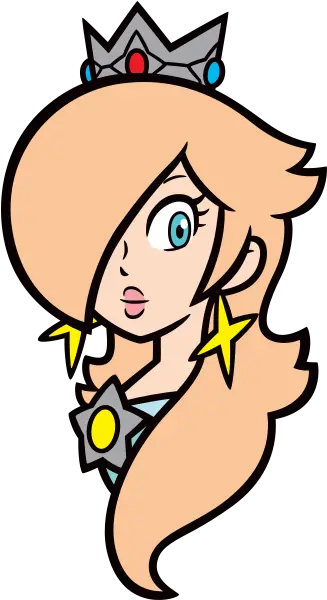 Rosalina Profile Super Mario Art 3d Super Mario 3d World Rosalina Icon Png Mario Head Png
