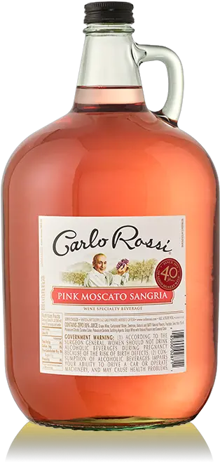 Jug Of Wine Best Red U0026 White In A Carlo Rossi Carlo Rossi Pink Moscato Sangria Png Wine Bottle Transparent Background