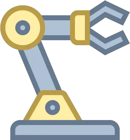 Robot Icon In Office S Style Robot Arm Clipart Png Robot Hand Icon