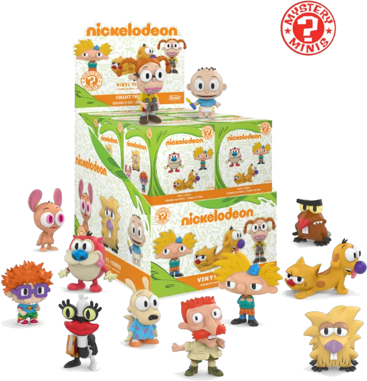 Funko Mystery Minis Nickelodeon 90u0027s Nick Series 1 Colthat Uk Funko Mystery Minis Nickelodeon Png Nickelodeon 90s Logo