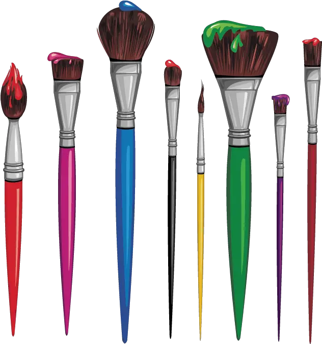 World Of Colors Paint Brush Vector Download 700x700 Paintbrush Illustration Png Paint Brush Vector Png