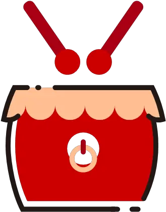 Play The Drum Vector Icons Free Download In Svg Png Format Language Drum Icon