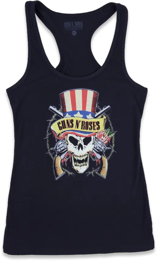 Uncle Sam Skull Racerback Tank U2013 Guns Nu0027 Roses Official Store Guns N Roses Png Uncle Sam Png