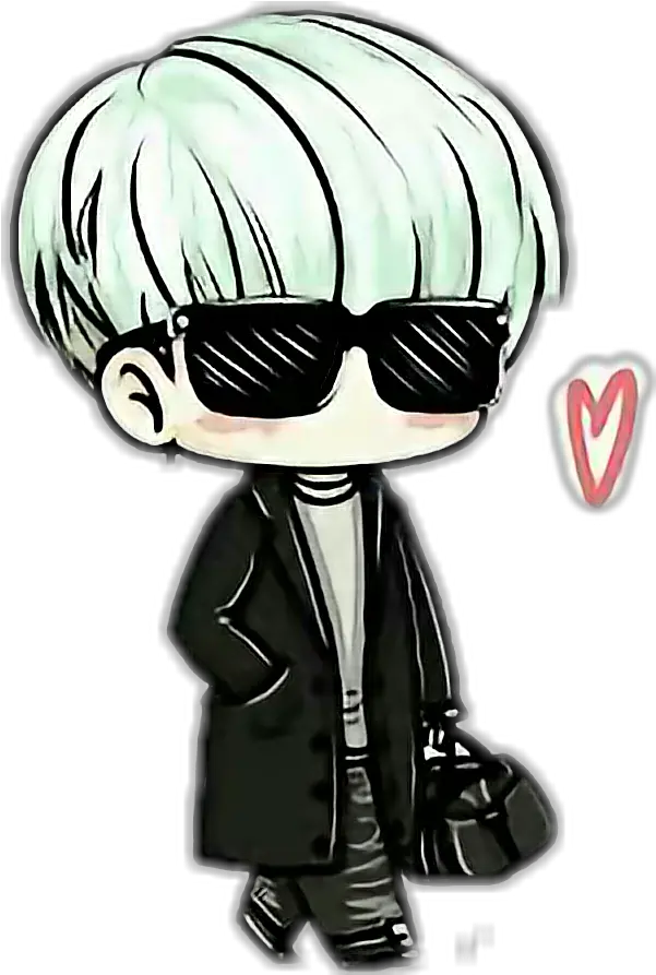 Chibibts Sticker Bts Suga Cute Drawing Clipart Full Size Chibi Suga Bts Drawings Png Yoongi Png