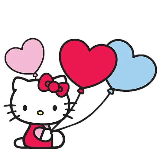 Carita Hello Kitty Corazon Png