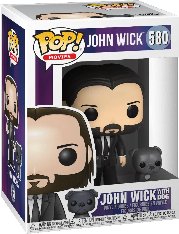 John Wick W Dog John Wick 580 Pop Vinyl John Wick Funko Pop Png John Wick Fortnite Png