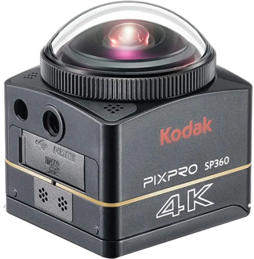 Kodak Pixpro Sp360 4k 360degree Camera Unveiled Digital Kodak Pixpro Sp360 4k Action Cam Png Kodak Logo Png