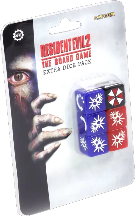 Extra Dice Set Resident Evil 2 Board Game Png Resident Evil 2 Png